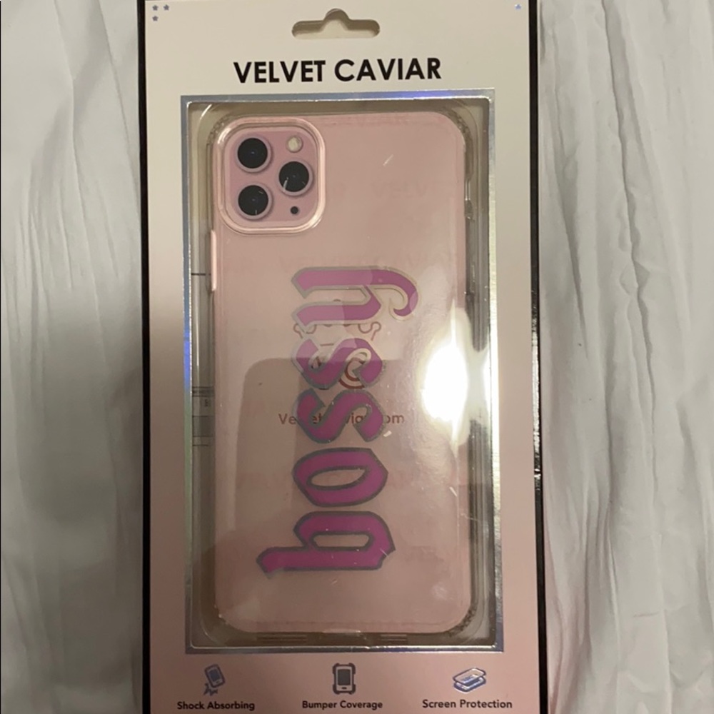 Bossy Velvet Caviar 11 Pro Max case